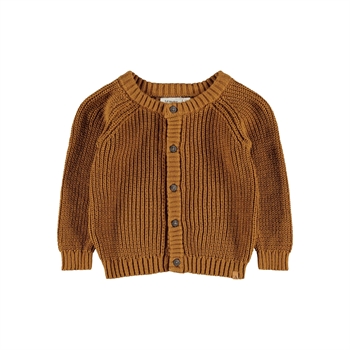 Lil' Atelier - Emlen strikket bluse - Golden brown
